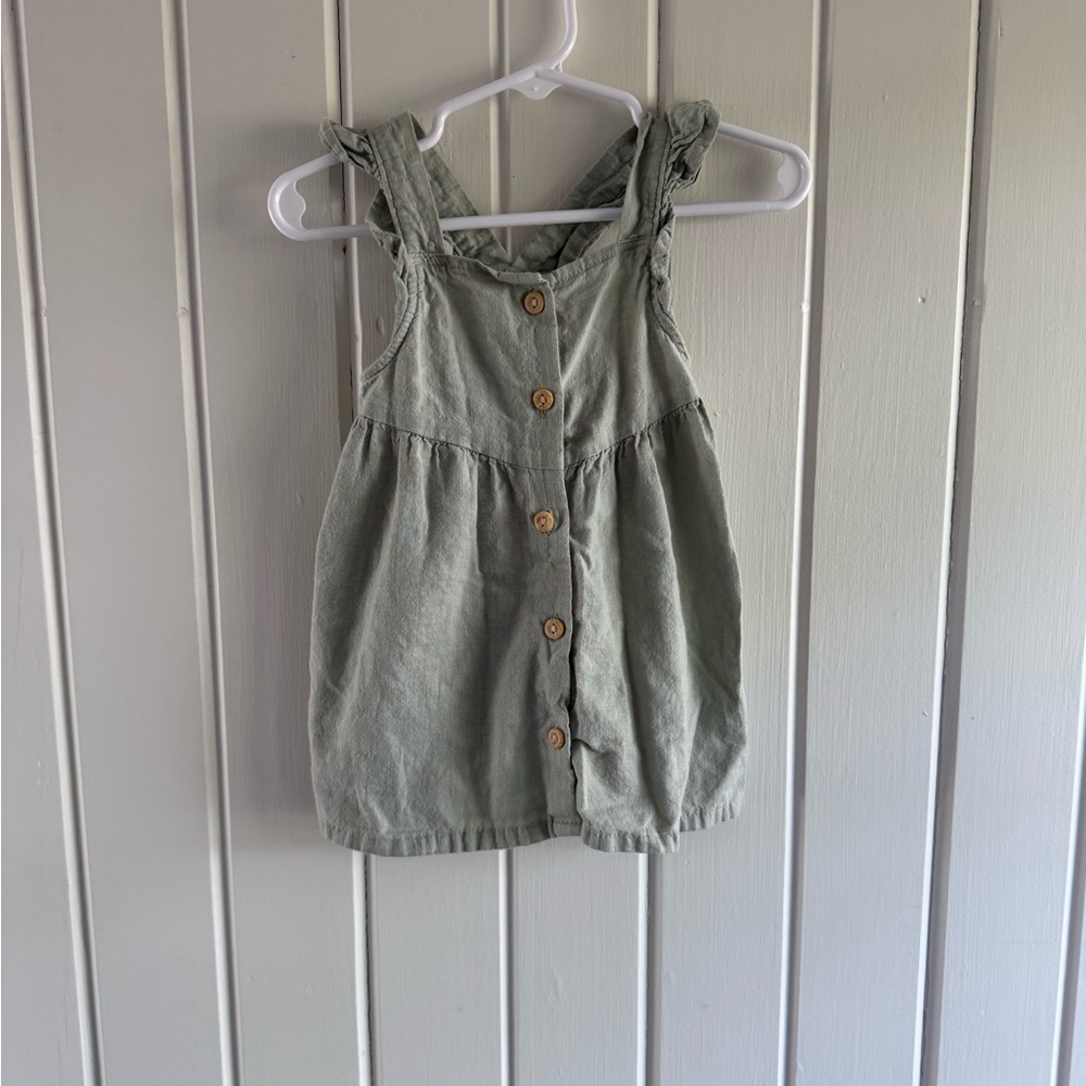 H&M Kids Dress in Sage Green